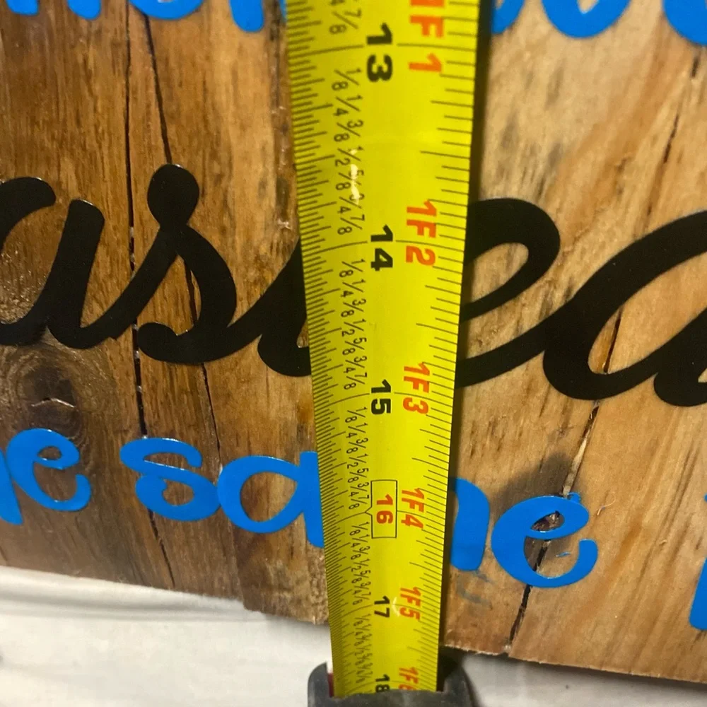 nwt…custom made sign that says welcome to fire pit where friends and marshmallow - Picture 4 of 6